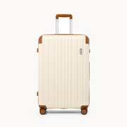 The Classic Large Checked Ivory & Tan