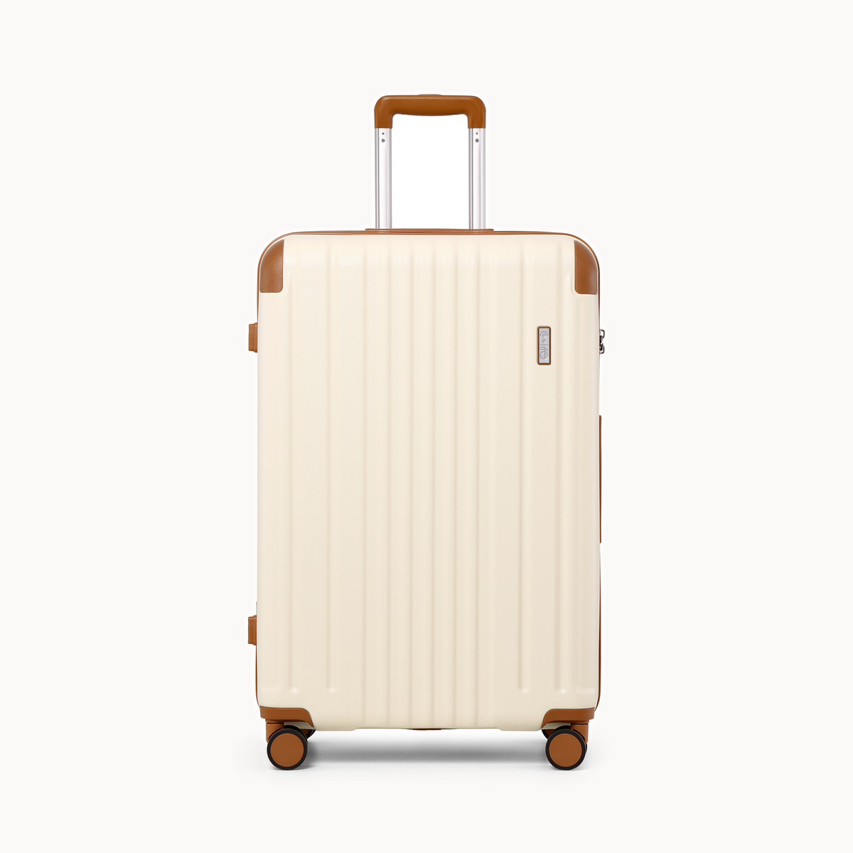 The Classic Large Checked Ivory & Tan