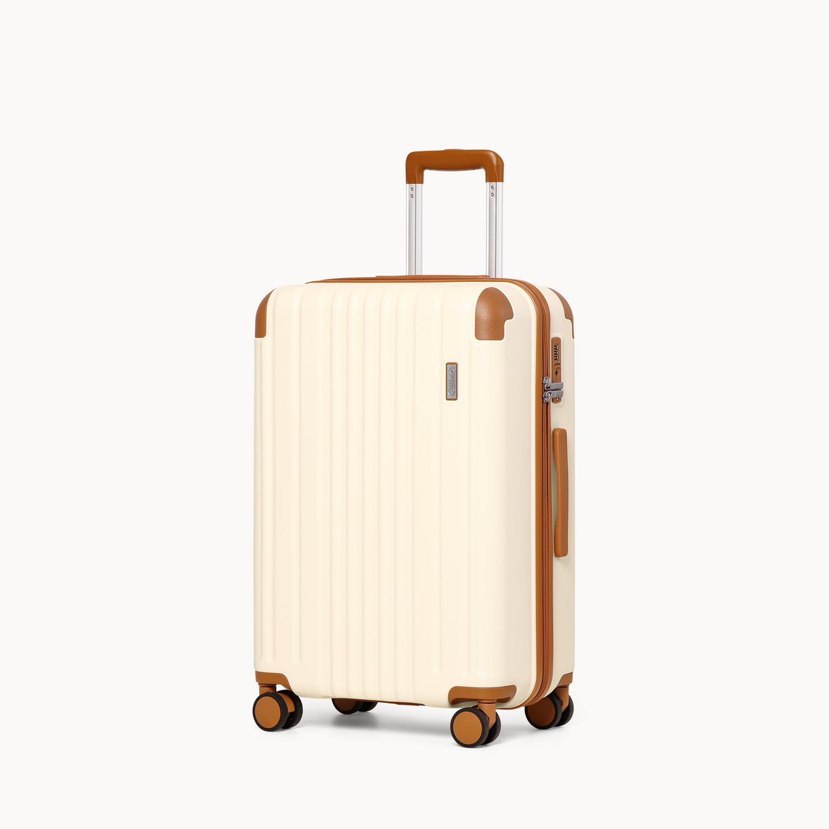 The Classic Medium Checked Ivory & Tan