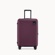 The Belle Medium Checked Plum