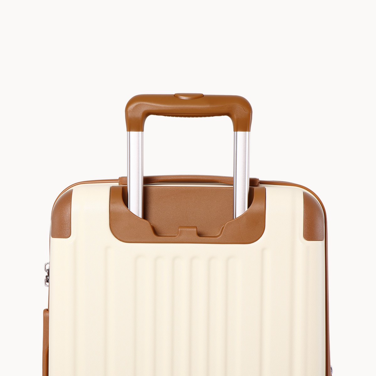 The Classic Medium Checked Ivory & Tan