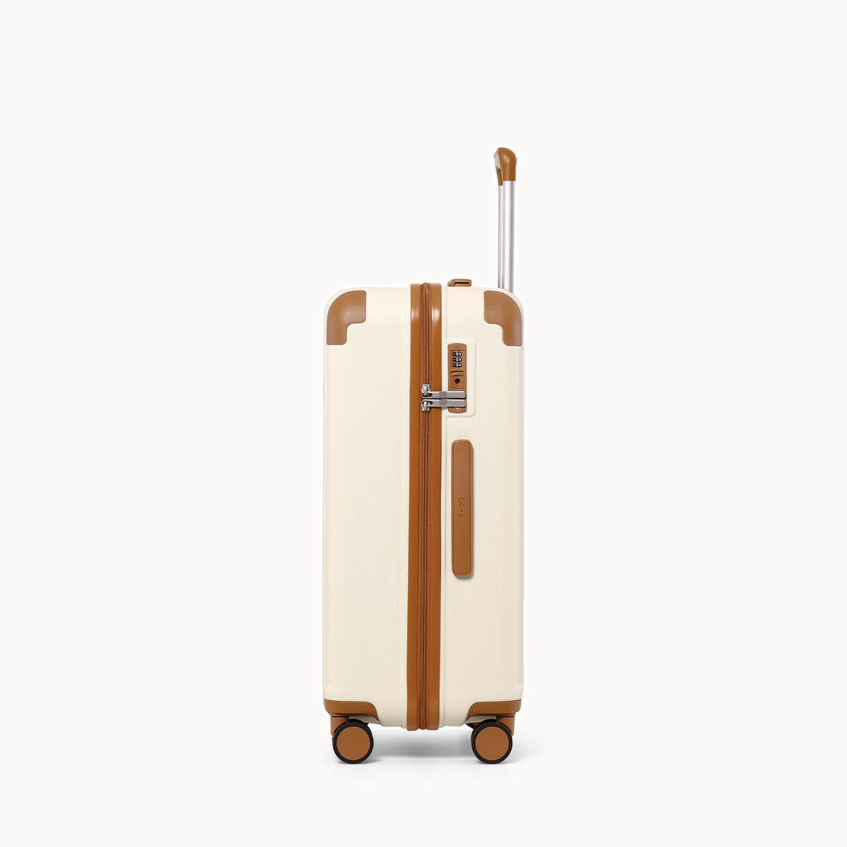 The Classic Medium Checked Ivory & Tan
