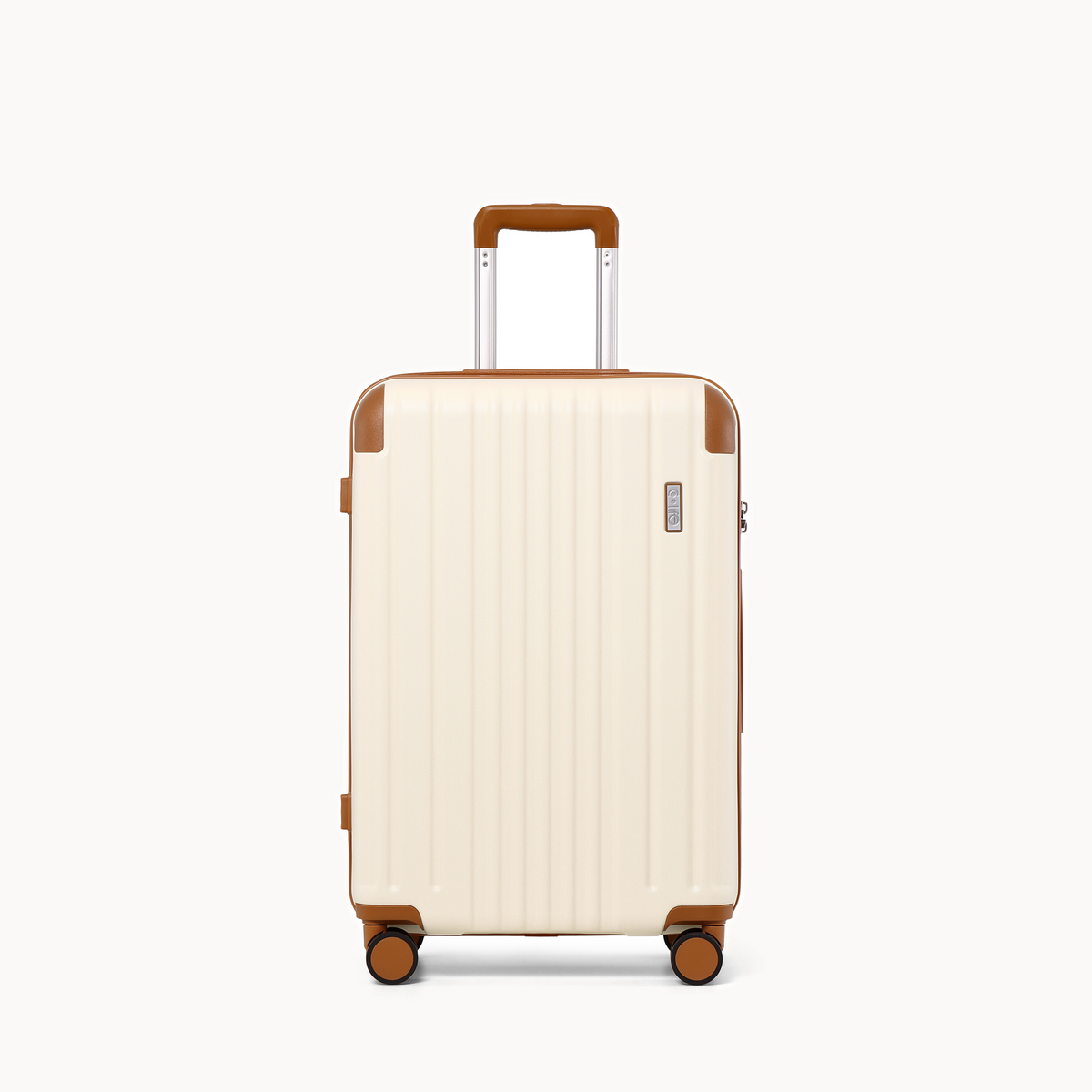 The Classic Medium Checked Ivory & Tan