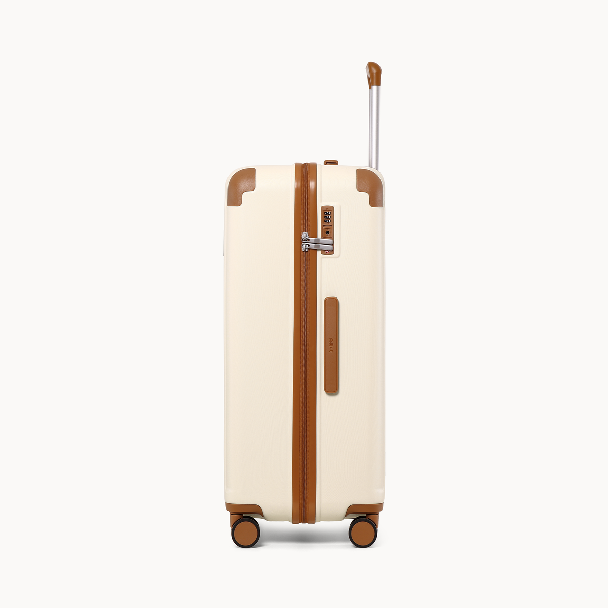 The Classic Large Checked Ivory & Tan