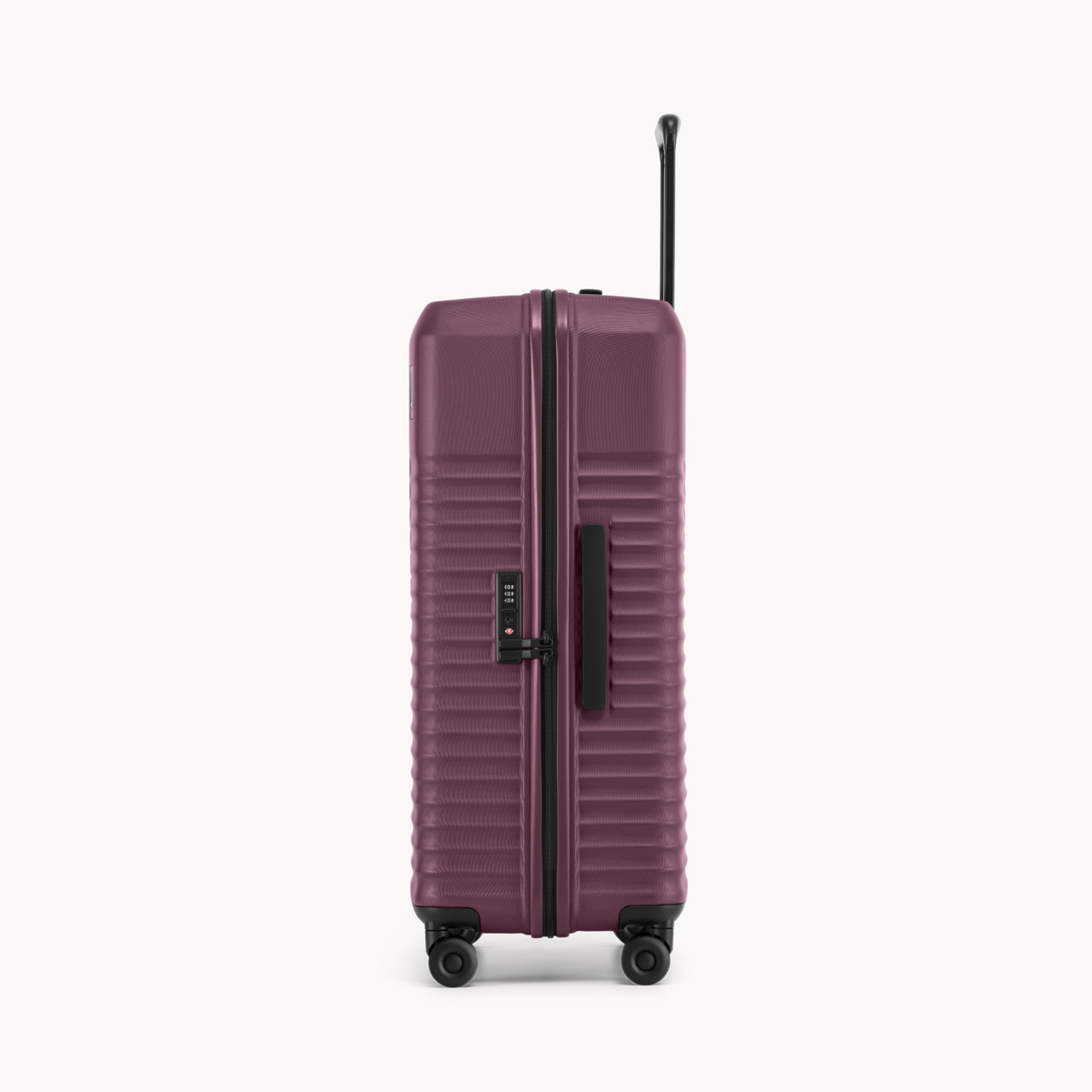 The Belle Large Checked Plum